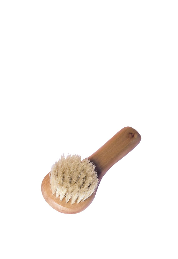 Peeling borstel gelaat - wooden facial brush